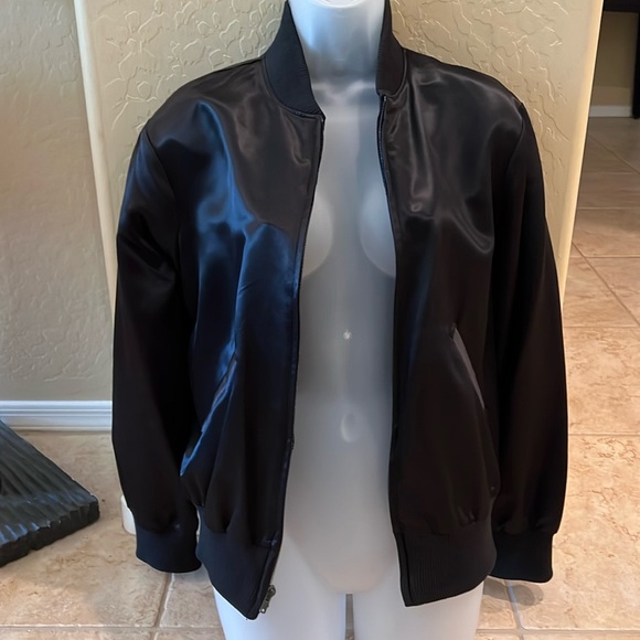Vintage 70’s Diamond Dust Rolls Royce Satin Bomber Jacket - Picture 2 of 8